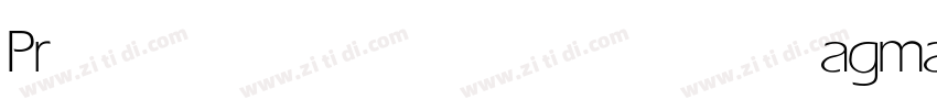 Pragmatik Light字体转换